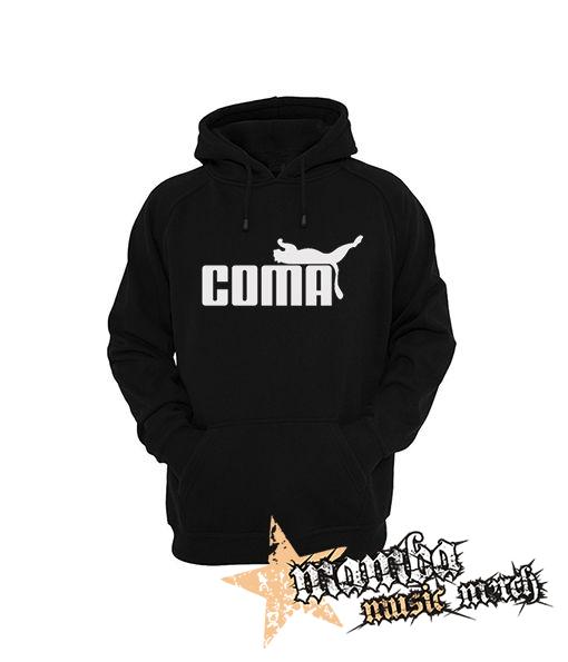 COMA - čierna pánska mikina