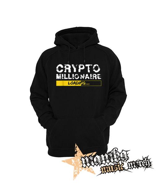 CRYPTOMILIONAIRE - Loading - čierna pánska mikina