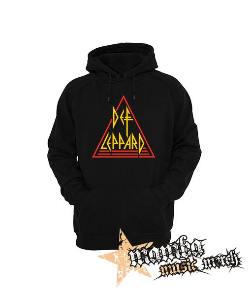 DEF LEPPARD - Color Logo - čierna pánska mikina