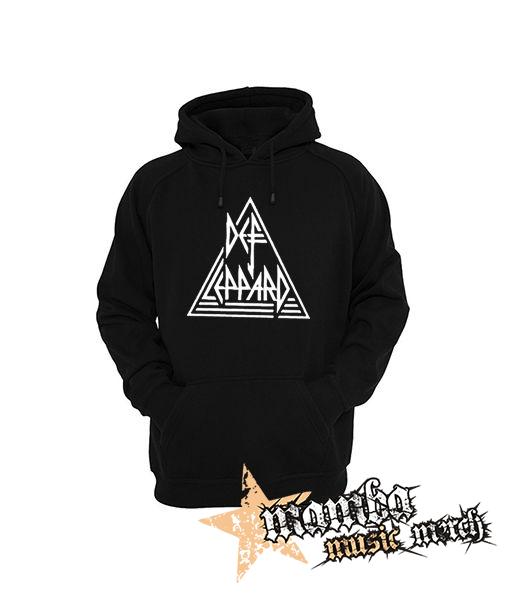 DEF LEPPARD - Logo - čierna pánska mikina