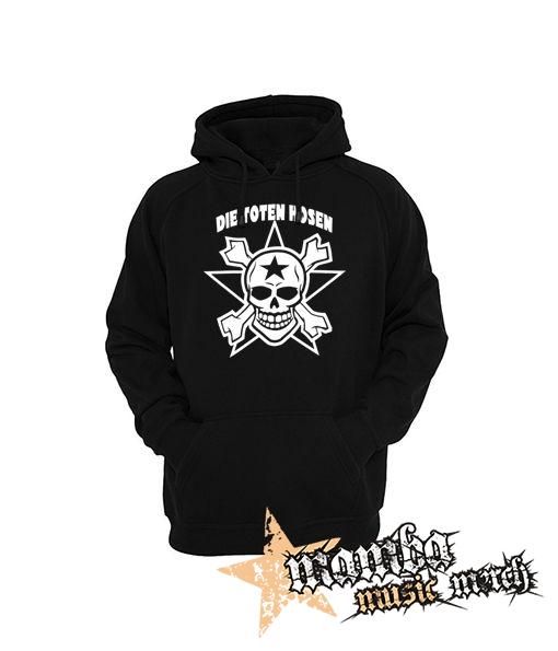 DIE TOTEN HOSEN - Logo Skull - čierna pánska mikina