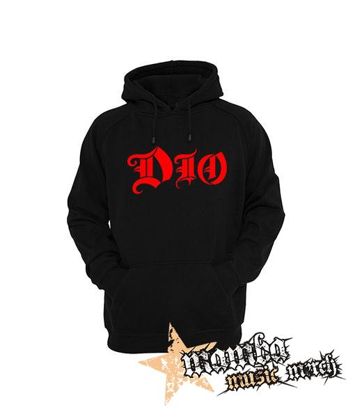 DIO - Logo Red - čierna pánska mikina