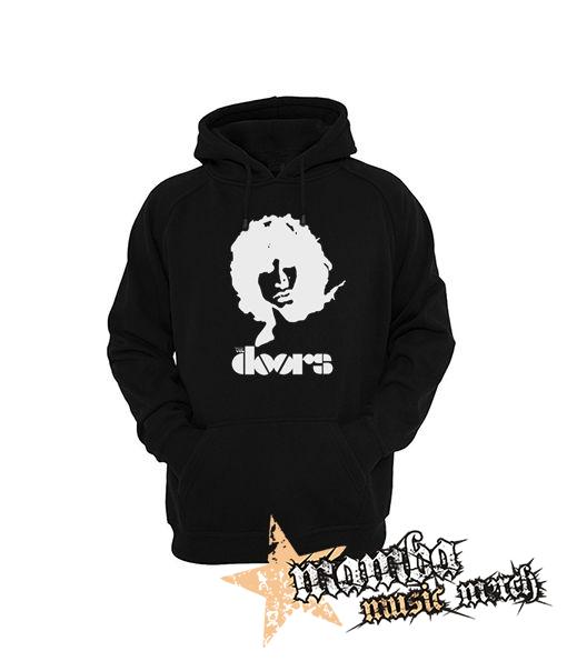 DOORS - JIM MORRISON PORTRAIT Motive 2 - čierna pánska mikina