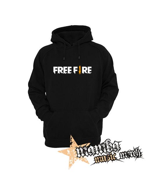GARENA FREE FIRE - Logo - čierna pánska mikina