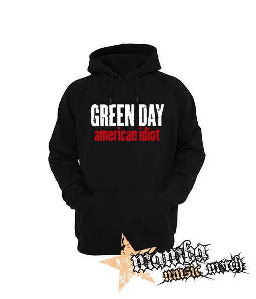 GREEN DAY - American Idiot Slogan - čierna pánska mikina