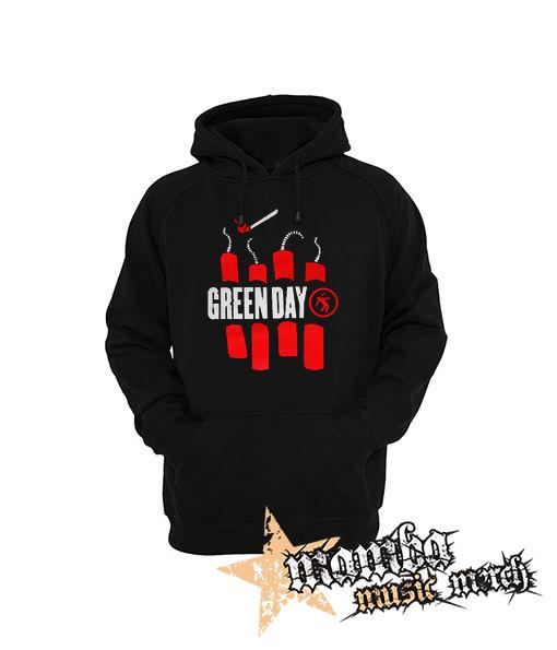GREEN DAY - Bombs - čierna pánska mikina