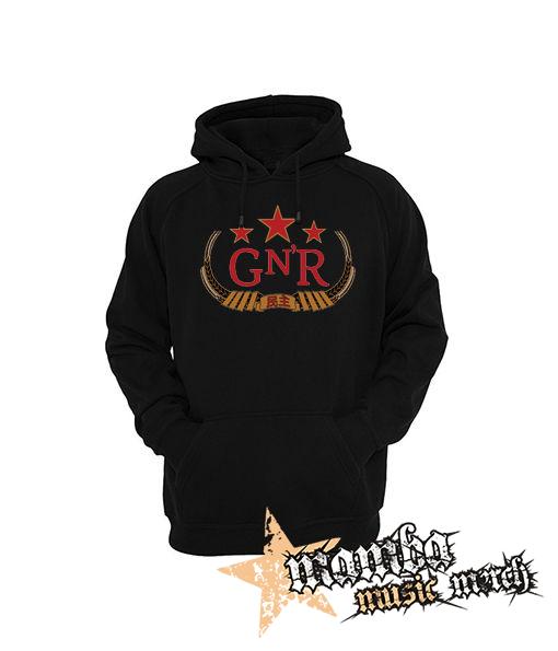 GUNS N ROSES - Logo Colour Chinese Democracy - čierna pánska mikina