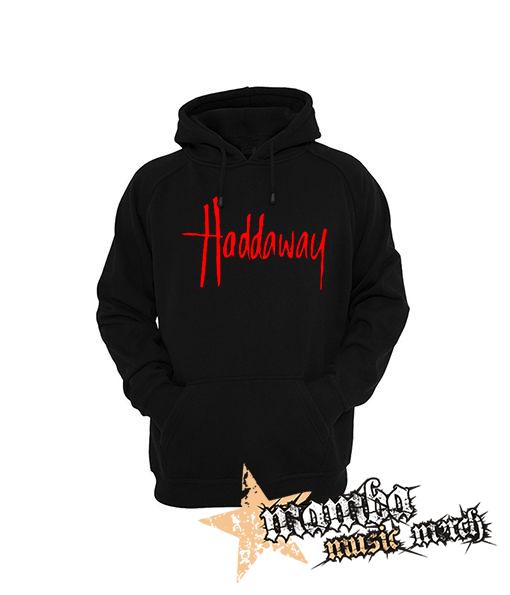 HADDAWAY - Logo - čierna pánska mikina