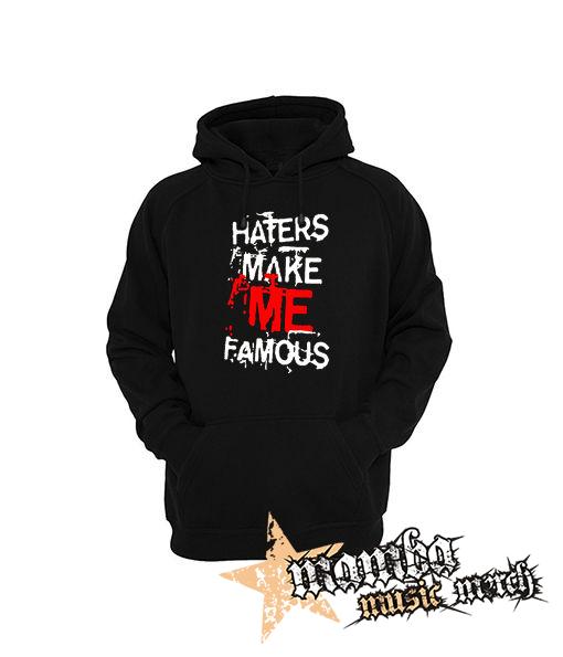 HATERS MAKE ME FAMOUS - čierna pánska mikina