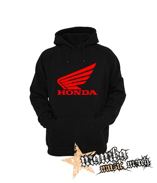 HONDA - Red Logo - čierna pánska mikina