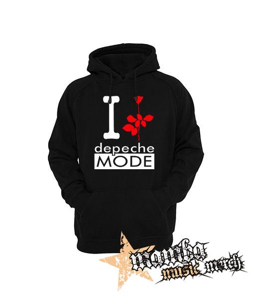 I LOVE DEPECHE MODE - čierna pánska mikina