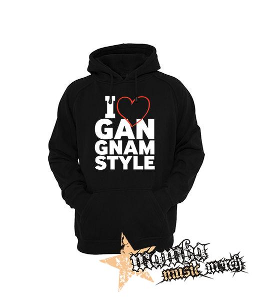 I LOVE GANGNAM STYLE - čierna pánska mikina
