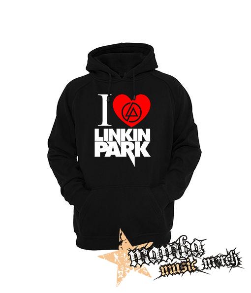 I LOVE LINKIN PARK - čierna pánska mikina