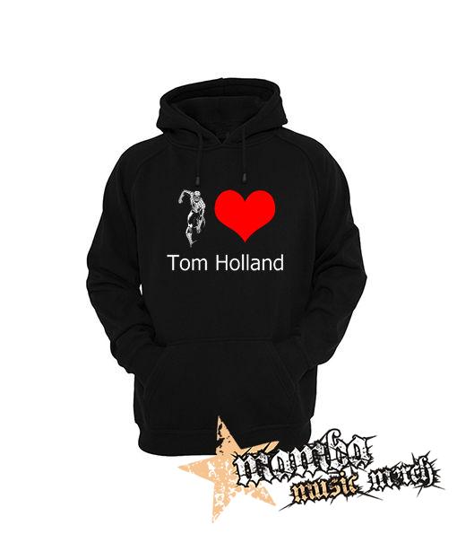 I LOVE TOM HOLLAND - čierna pánska mikina
