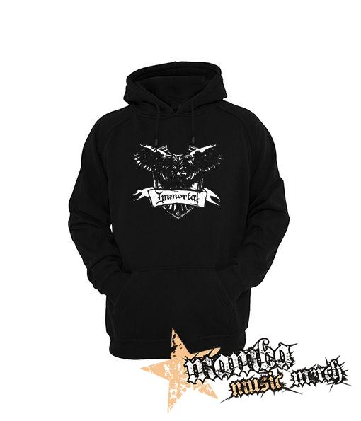 IMMORTAL - Crest - čierna pánska mikina