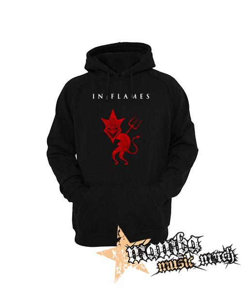 IN FLAMES - Devil - čierna pánska mikina