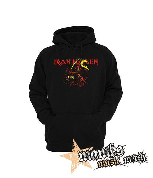 IRON MAIDEN - Red Yellow Senjutsu Samurai - čierna pánska mikina