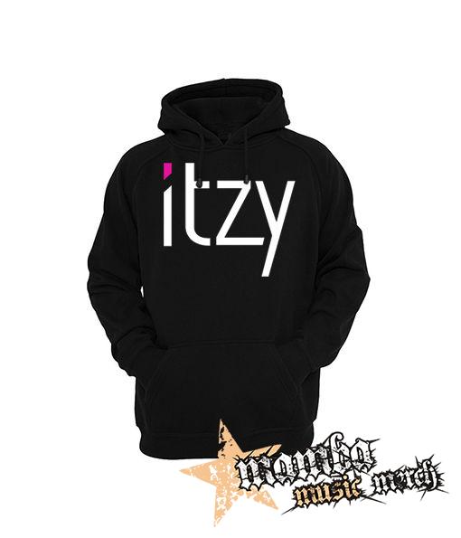 ITZY - Logo - čierna pánska mikina