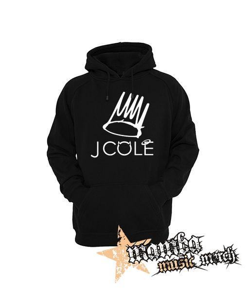 J COLE - Logo - čierna pánska mikina