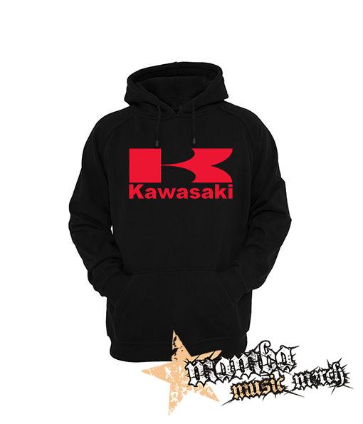 KAWASAKI - Logo - čierna pánska mikina