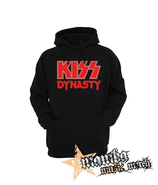 KISS - Dynasty Red Motive - čierna pánska mikina