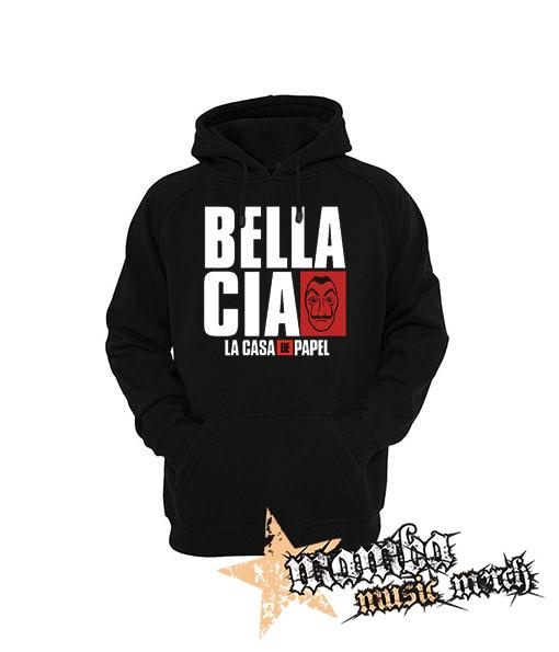LA CASA DE PAPEL - Bella Ciao - čierna pánska mikina