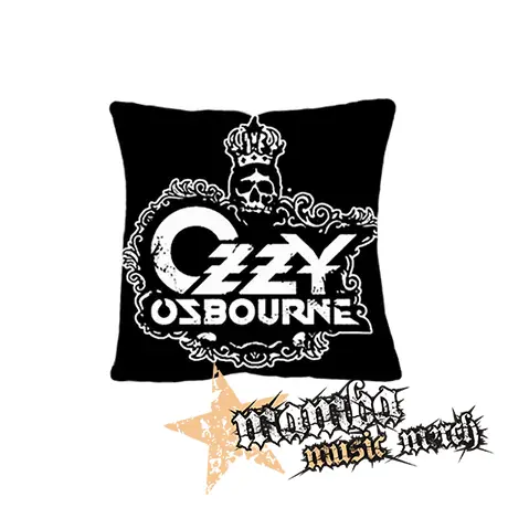 OZZY OSBOURNE - Logo Crowned Skull - vankúš