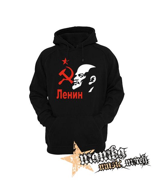 LENIN - čierna pánska mikina
