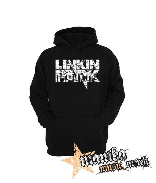 LINKIN PARK - Logo & Band - čierna pánska mikina