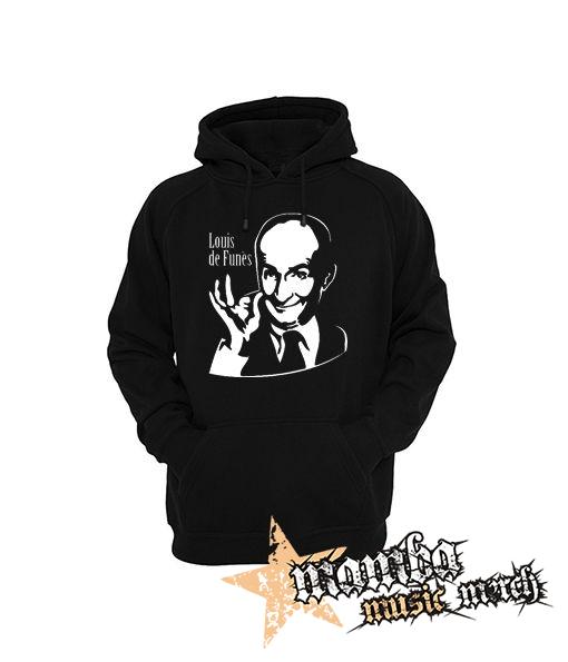 LOUIS DE FUNÉS - Portrait - čierna pánska mikina