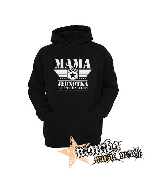MAMA - Jednotka pre špeciálne úlohy - čierna pánska mikina