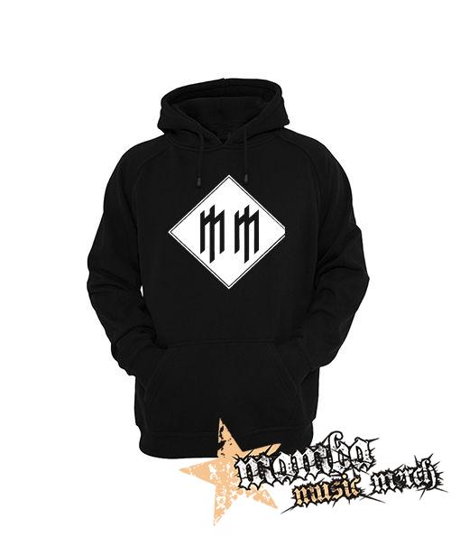 MARILYN MANSON - Logo Initials - čierna pánska mikina