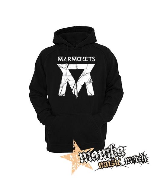 MARMOZETS - Smashed Logo - čierna pánska mikina
