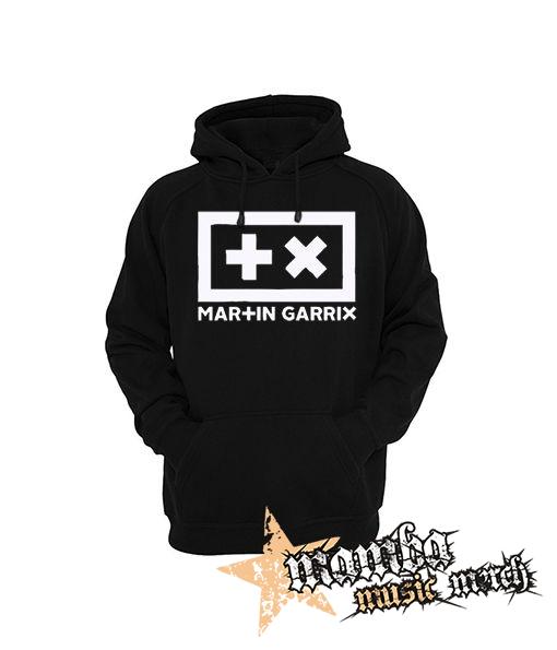 MARTIN GARRIX - Logo Crest - čierna pánska mikina