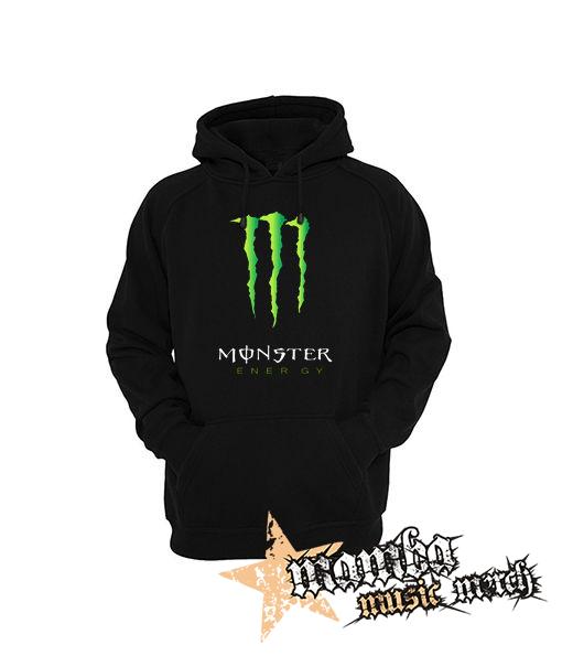 MONSTER ENERGY - Logo - čierna pánska mikina