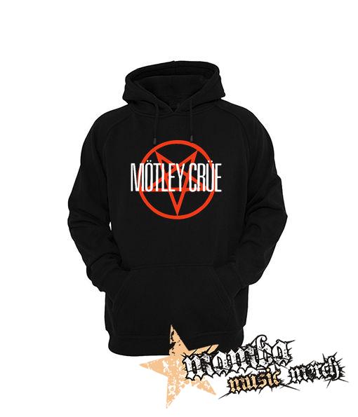 MOTLEY CRUE - Logo Pentagram - čierna pánska mikina