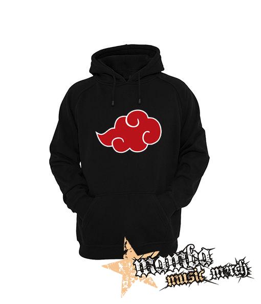 NARUTO - Akatsuki Obláčik - čierna pánska mikina