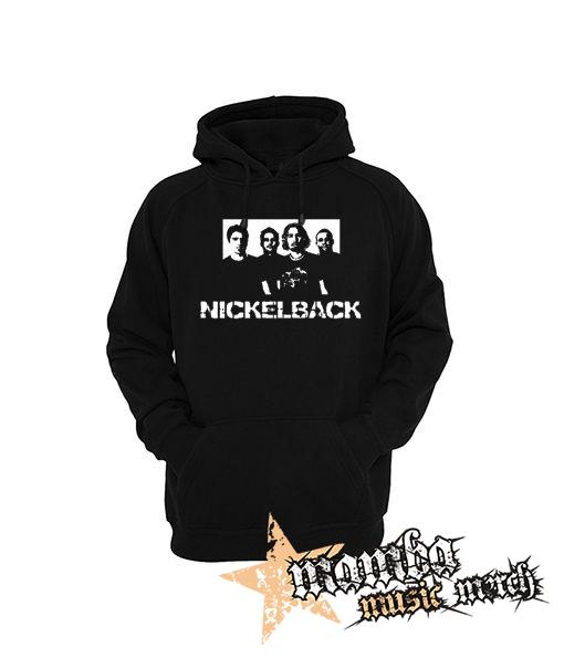 NICKELBACK - Logo & Band - čierna pánska mikina