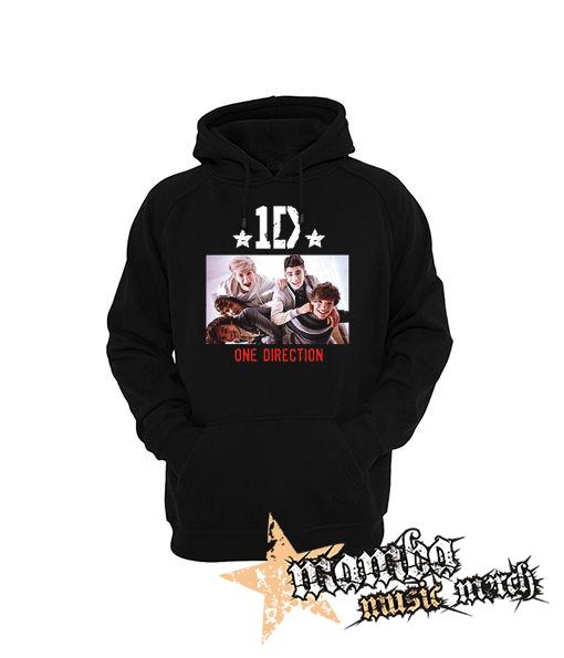 ONE DIRECTION - Star - čierna pánska mikina