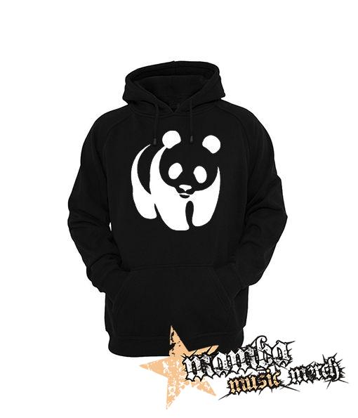 PANDA  Motive 2 - čierna pánska mikina