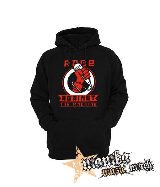 RAGE AGAINST THE MACHINE - Revolution - čierna pánska mikina