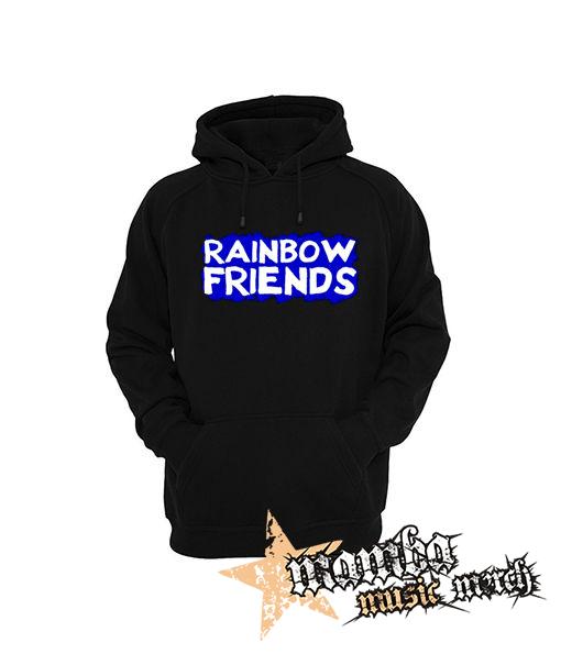 RAINBOW FRIENDS - čierna pánska mikina