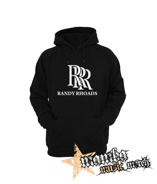 RANDY RHOADS - Logo - čierna pánska mikina