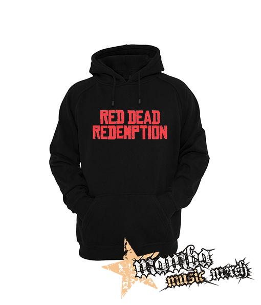 RED DEAD REDEMPTION - Logo - čierna pánska mikina