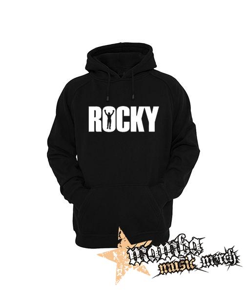 ROCKY - Rocky Balboa Movie Logo - čierna pánska mikina