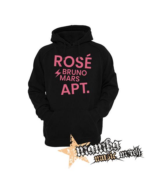 ROSÉ & BRUNO MARS - APT - Pink  Motive 2 - čierna pánska mikina