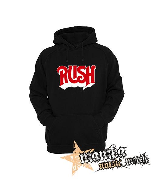 RUSH - Logo Red - čierna pánska mikina