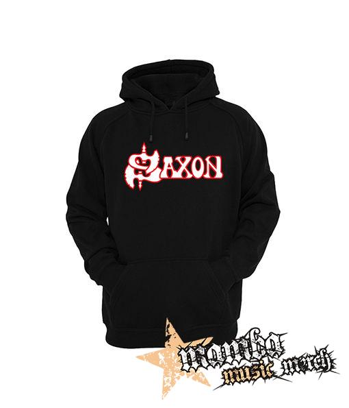 SAXON - Logo - čierna pánska mikina