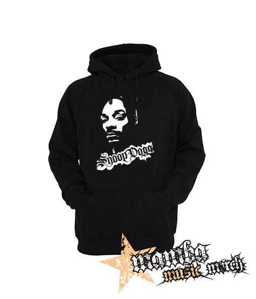 SNOOP DOGG - Logo & Portrait - čierna pánska mikina