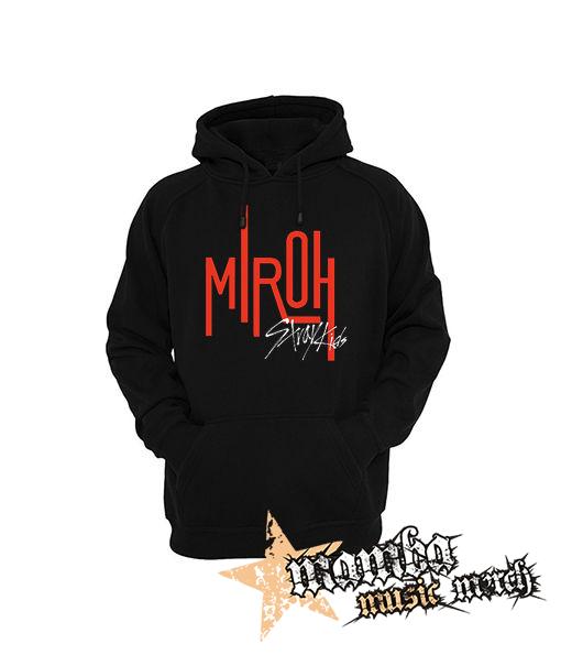 STRAY KIDS - Logo MIROH - čierna pánska mikina